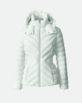 Today Hoda Kotb White Hooded Puffer Jacket