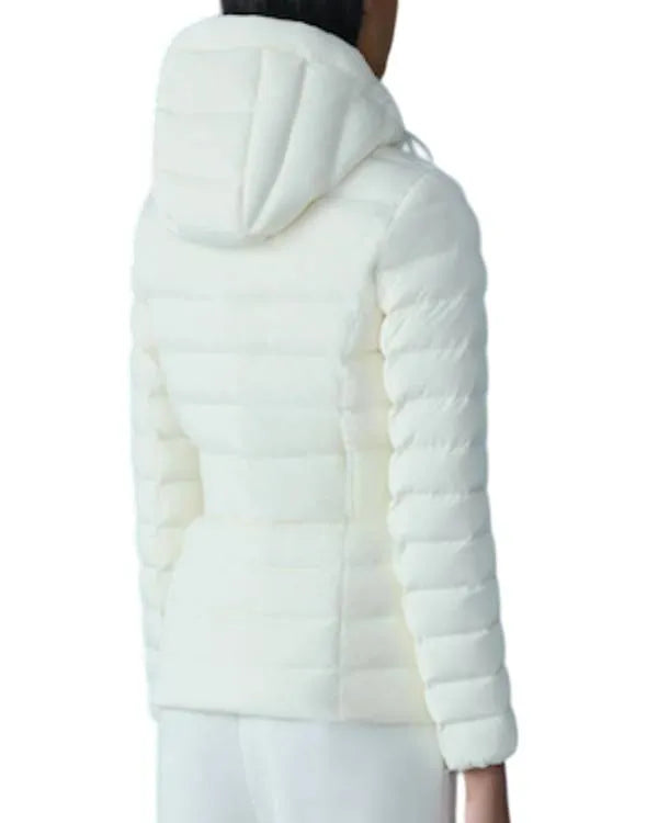 Today Hoda Kotb White Hooded Puffer Jacket