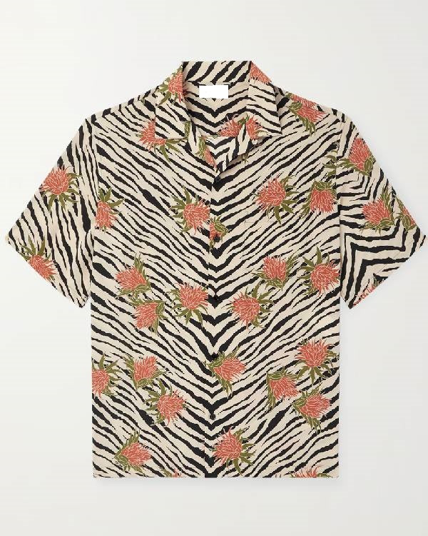 Today Show Jason Momoa Floral Zebra Print Shirt Clanton Jacket