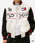 Tommy Hilfiger F1 Movie Racing Varsity Jacket Clanton Jacket