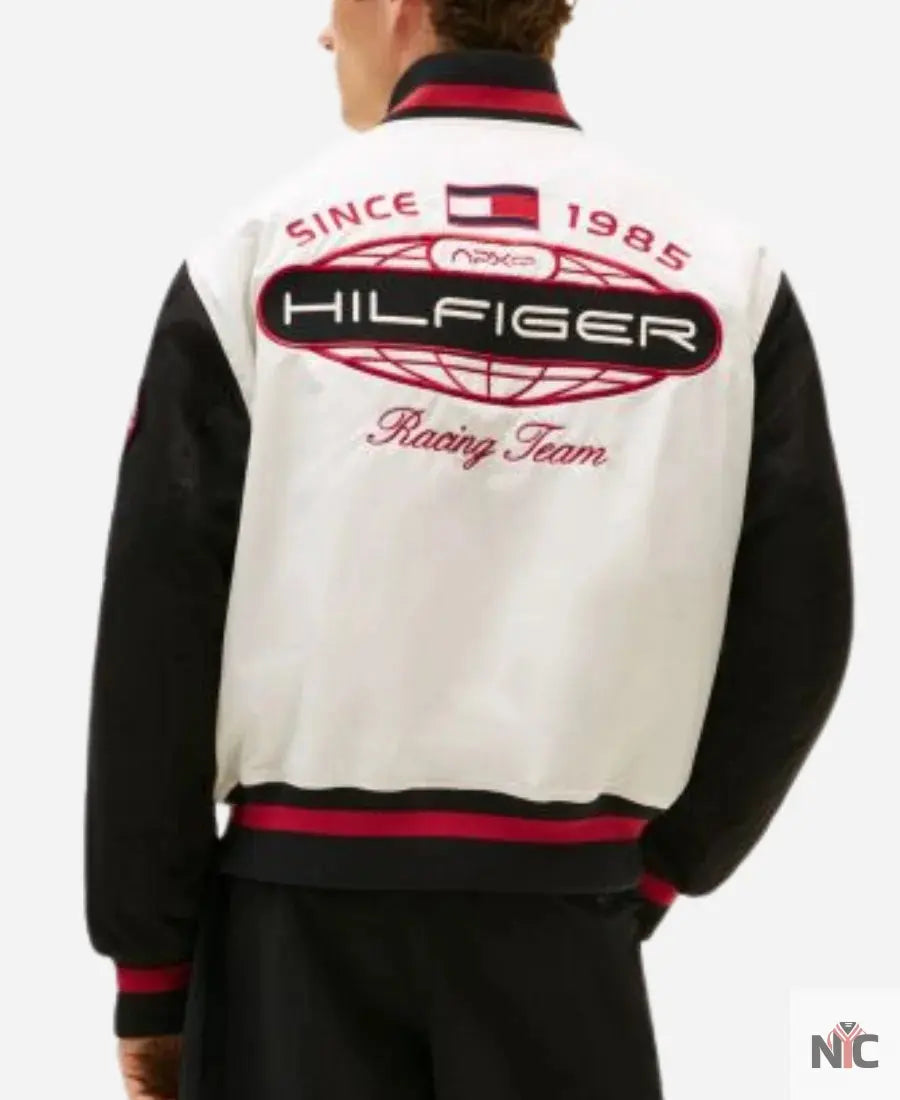 Tommy Hilfiger F1 Movie Racing Varsity Jacket Clanton Jacket