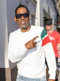 Tony Rock Philadelphia 2025 White Sweatshirt Clanton Jacket