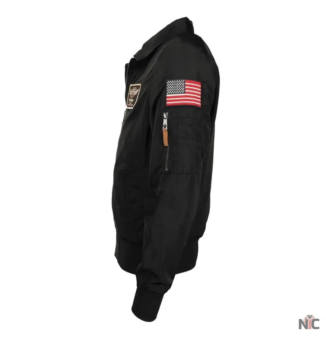 Top Gun Flight Black Jacket Clanton Jacket
