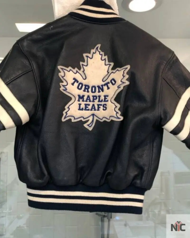 Toronto Maple Leafs Hockey Leather Jacket Clanton Jacket