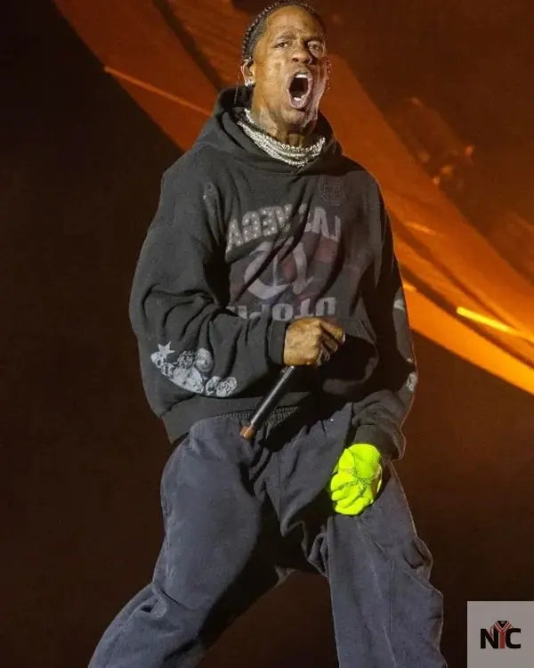 Travis Scott 2025 Lyrical Lemonade Summer Smash Hoodie Clanton Jacket