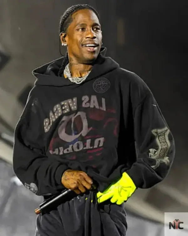Travis Scott 2025 Lyrical Lemonade Summer Smash Hoodie Clanton Jacket