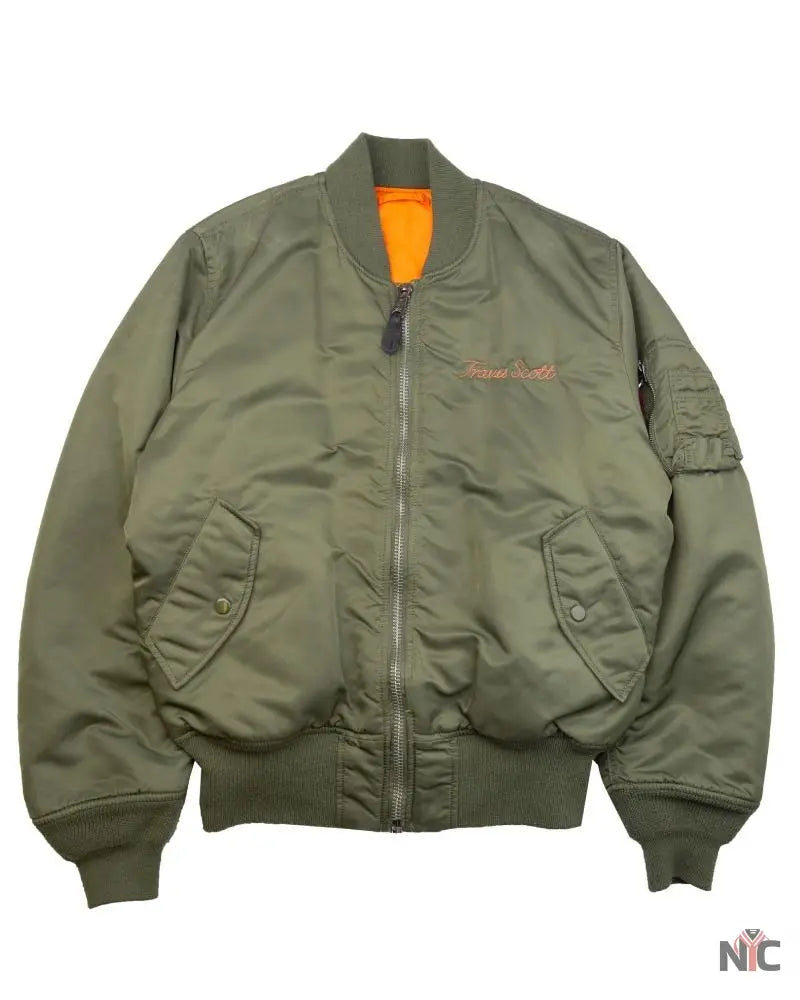 Travis Scott Olive Rodeo Jacket Clanton Jacket