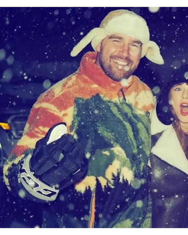Travis Kelce Pinehurst Sherpa Jacket Clanton Jacket