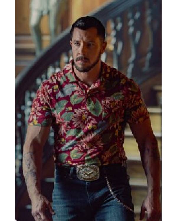 Tulsa King Beau Knapp Polo Floral Jersey