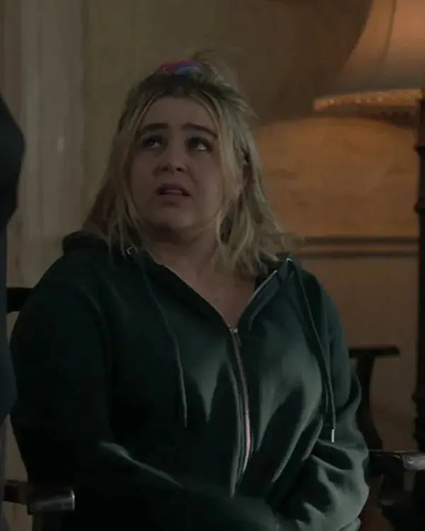 Twelve Dates ‘Til Christmas Mae Whitman Green Hoodie