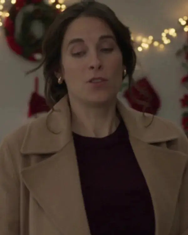 Twelve Dates Til Christmas S01 Brown Wrap Coat