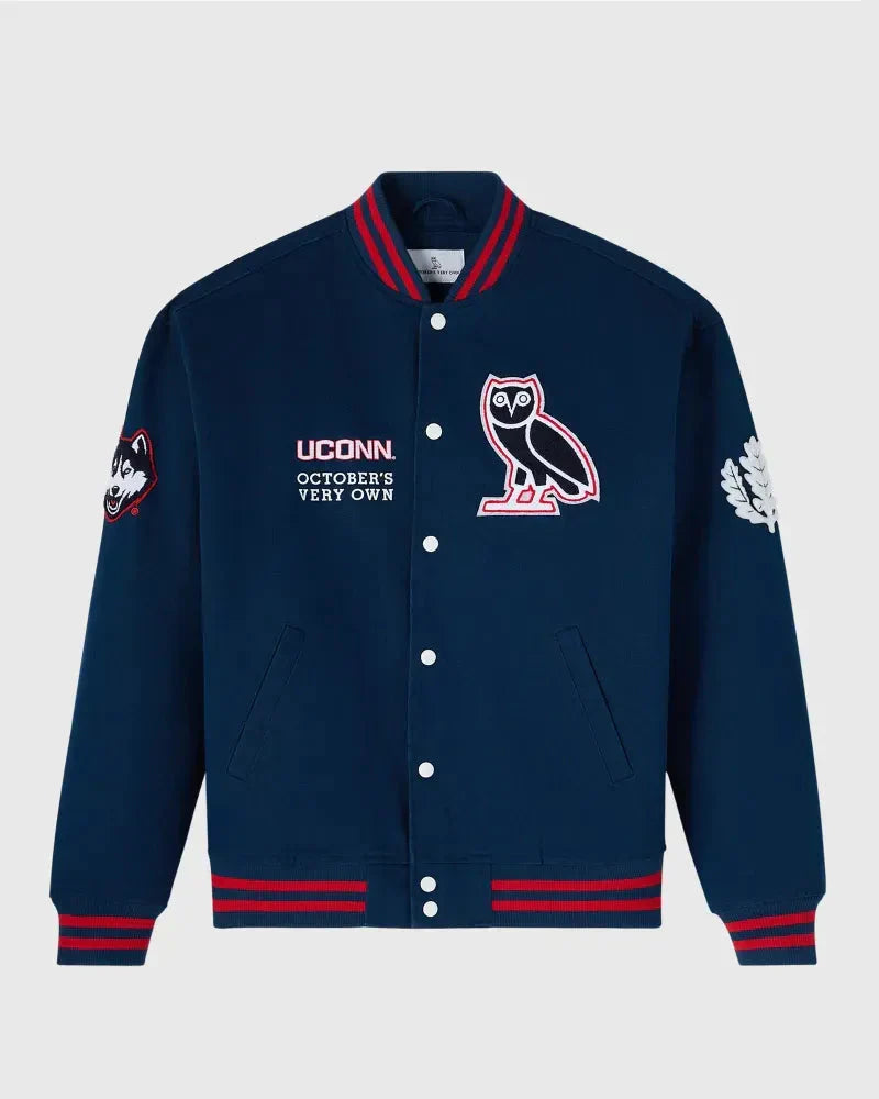 Uconn Huskies Varsity Jacket Clanton Jacket