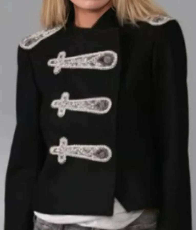 Ugly Betty S04 Amanda Tanen Black Suede Blazer