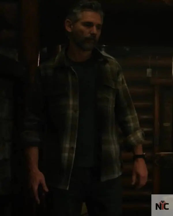Untamed S01 Eric Bana Plaid Shirt Clanton Jacket