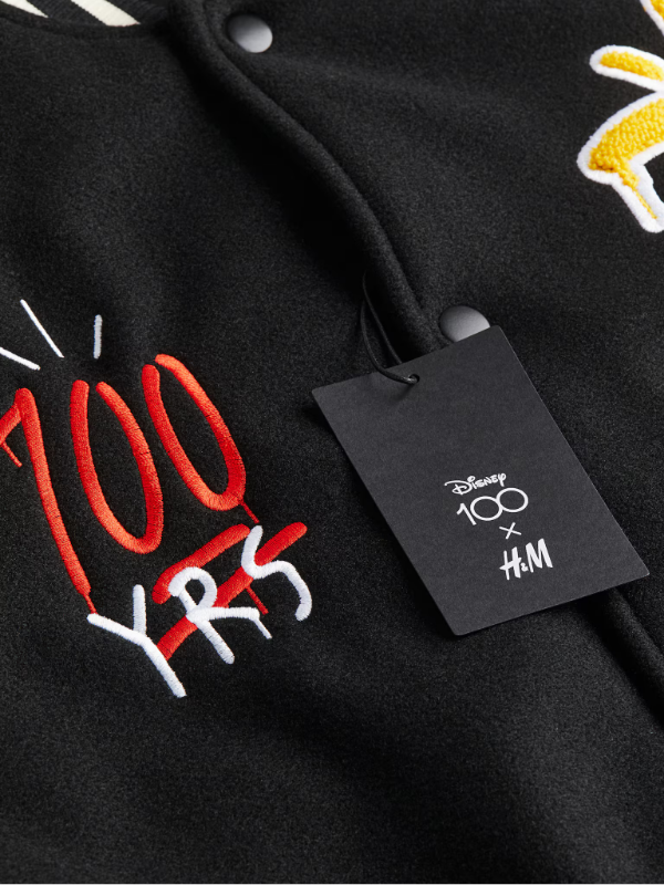 Disney100 Regular Fit Baseball Jacket Clanton Jacket