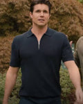 Upload Robbie Amell Black Polo Shirt USA Jackets