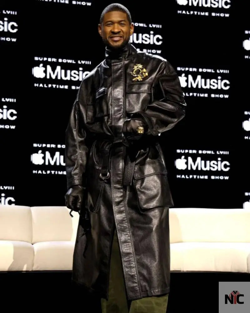Usher Super Bowl LVIII Apple Music Half Time Show Coat Clanton Jacket