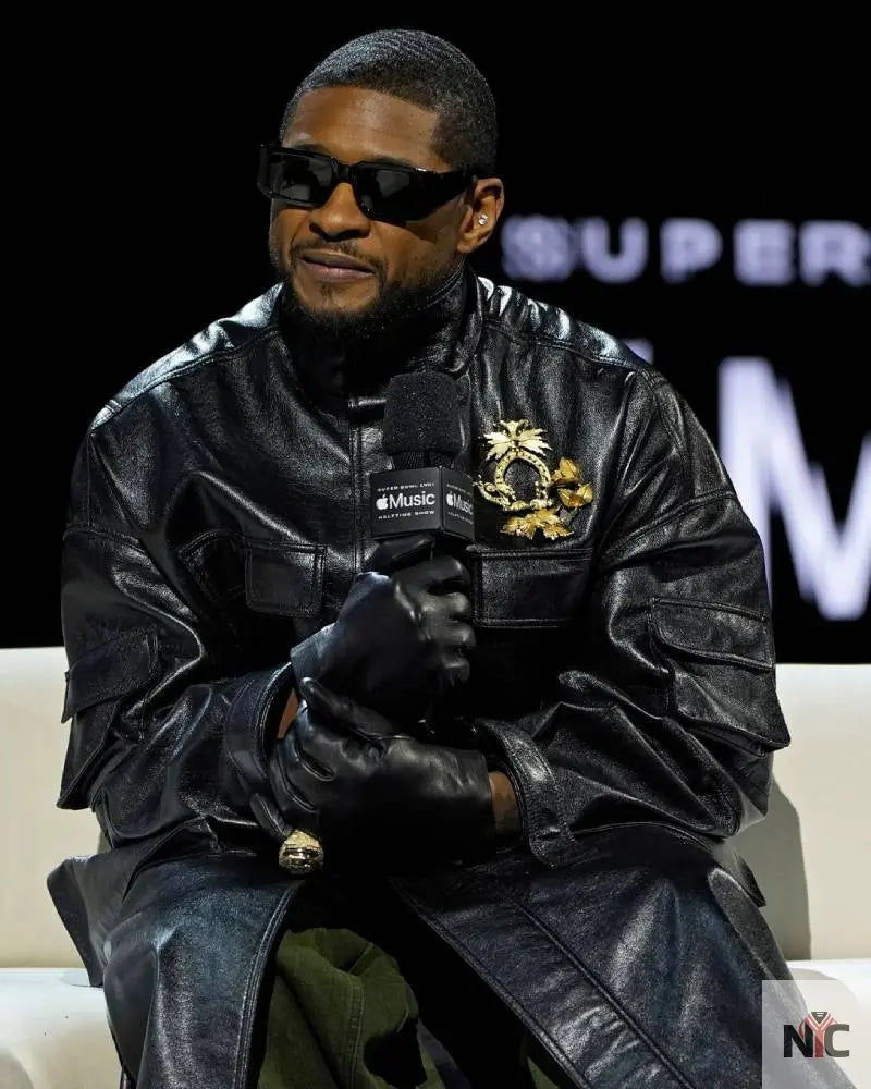 Usher Super Bowl LVIII Apple Music Half Time Show Coat Clanton Jacket