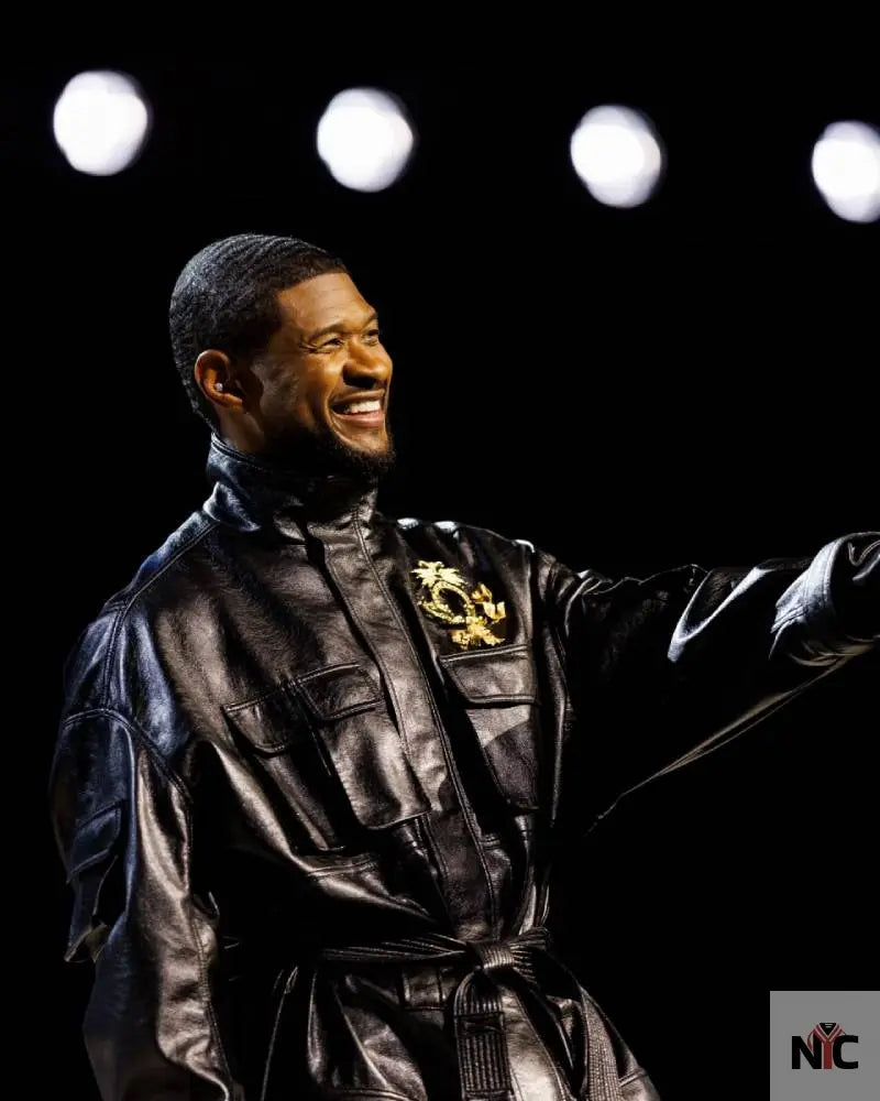 Usher Super Bowl LVIII Apple Music Half Time Show Coat Clanton Jacket
