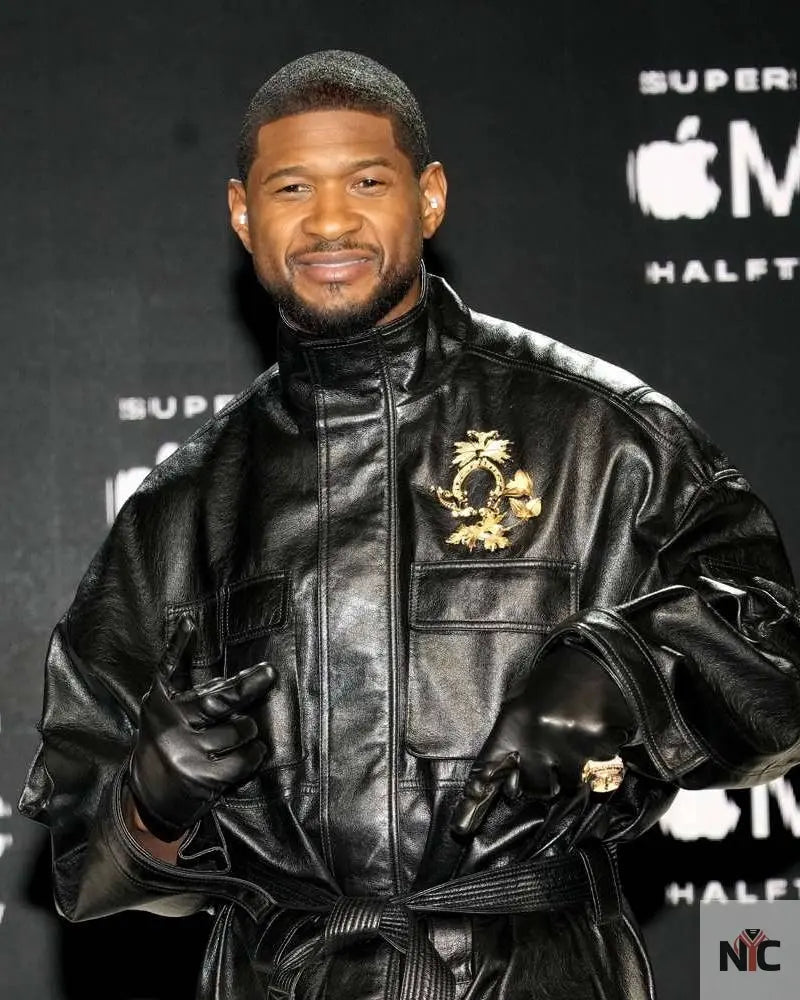 Usher Super Bowl LVIII Apple Music Half Time Show Coat Clanton Jacket