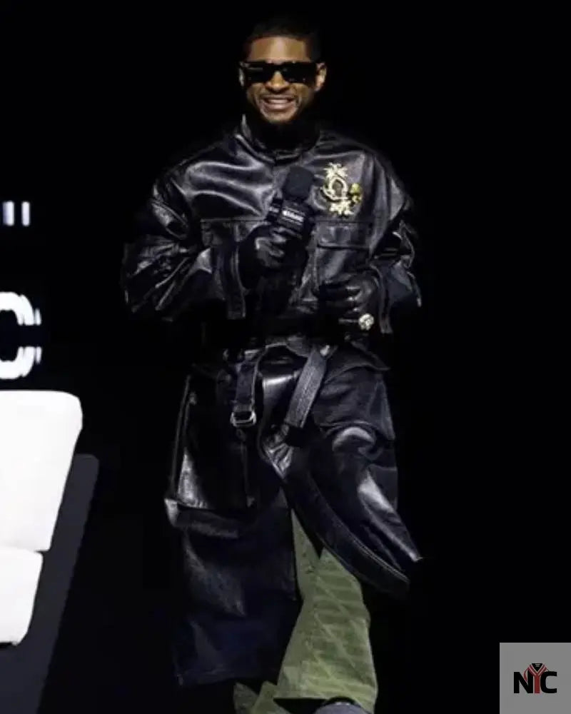 Usher Super Bowl LVIII Apple Music Half Time Show Coat Clanton Jacket