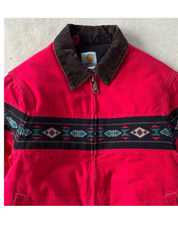 Vintage 90s Carhartt Santa Fe J77 RED Jacket