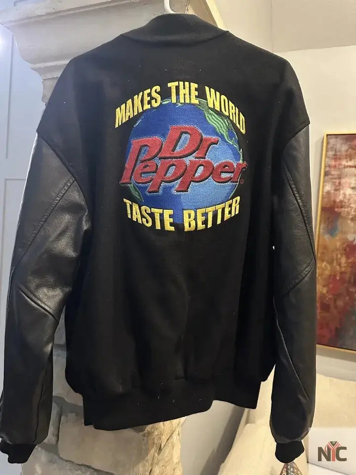 Vintage 90s Dr Pepper Makes The World Taste Better Jacket Clanton Jacket