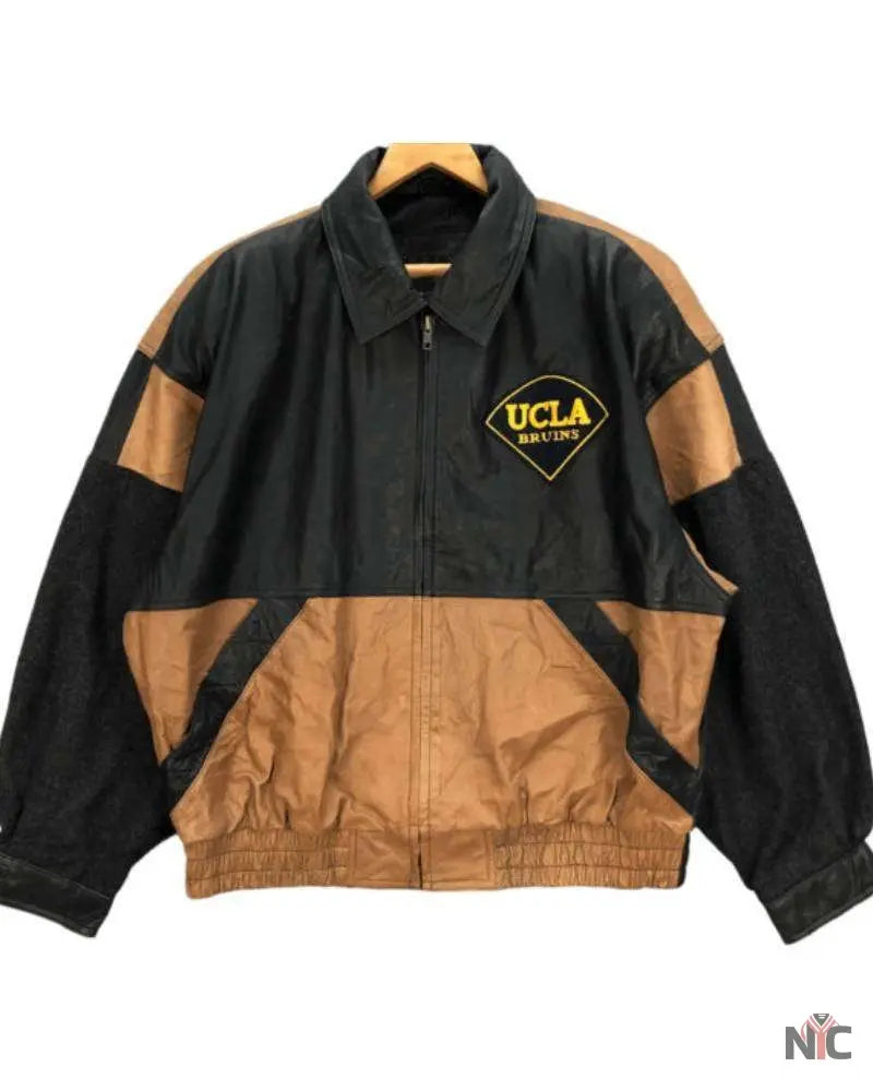 Vintage Alamo Uomo Ucla Bruins Wool Leather Jacket Clanton Jacket