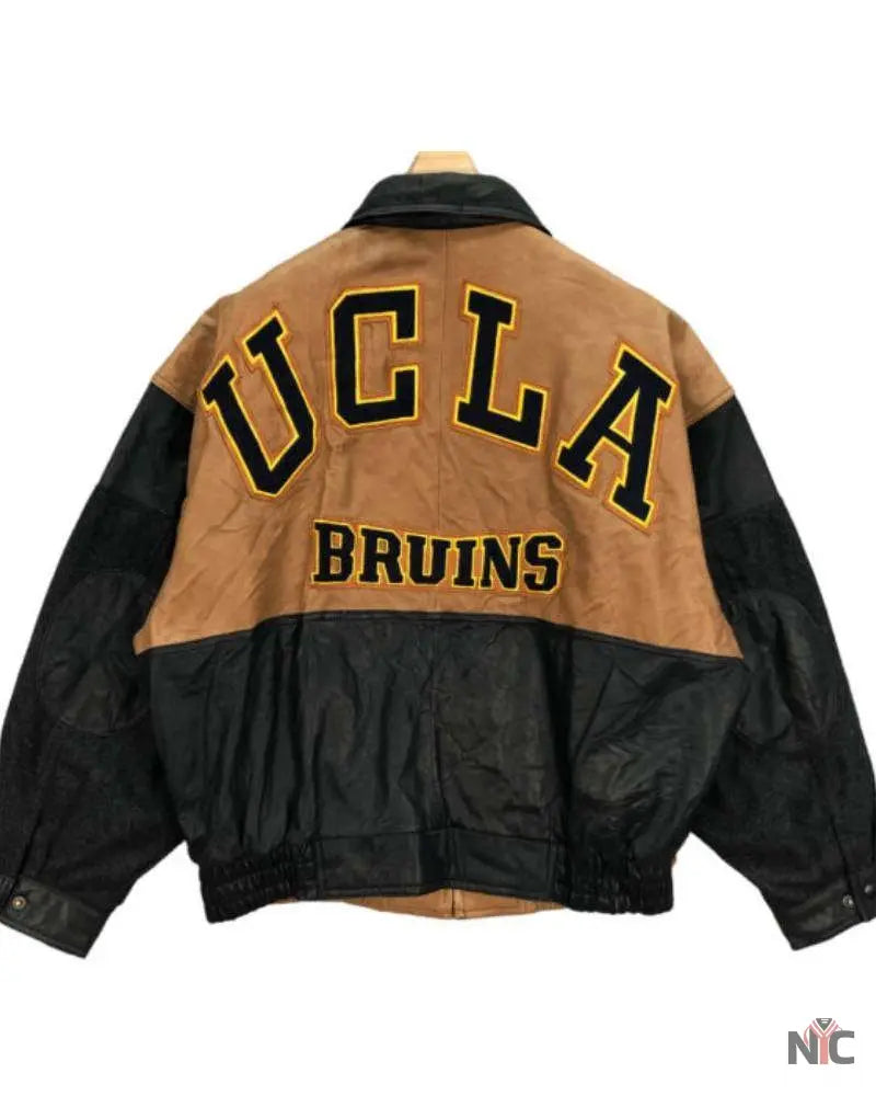 Vintage Alamo Uomo Ucla Bruins Wool Leather Jacket Clanton Jacket