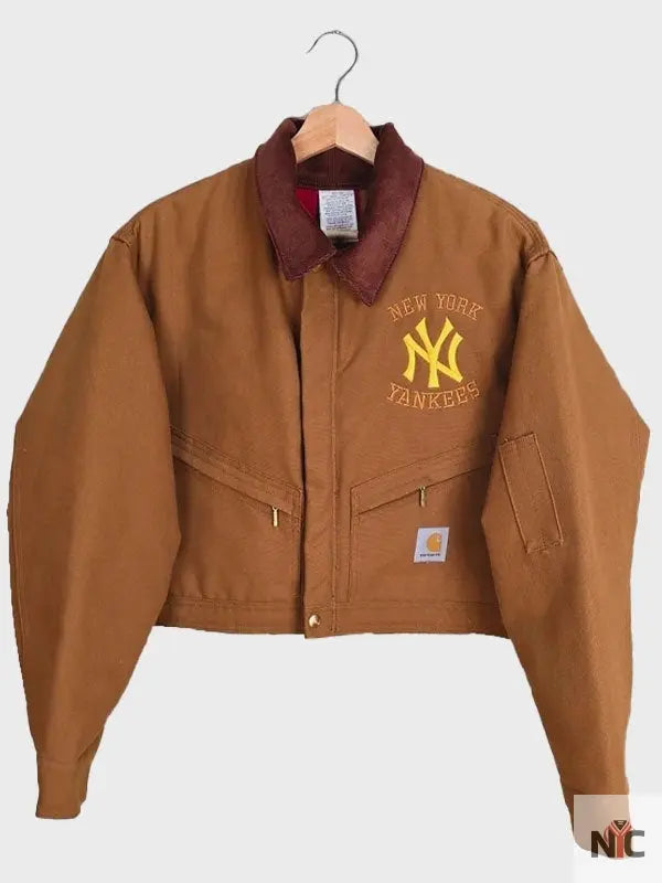 Vintage Carhartt X NY Yankees Crop Jacket Clanton Jacket