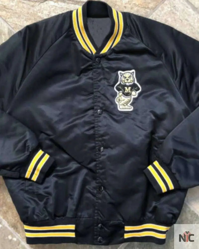 Vintage Missouri Tigers Chalk Line Satin Jacket Clanton Jacket