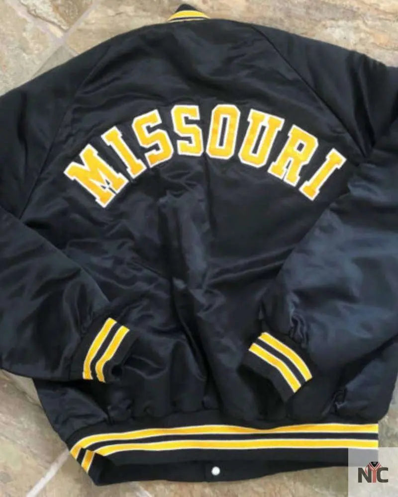 Vintage Missouri Tigers Chalk Line Satin Jacket Clanton Jacket