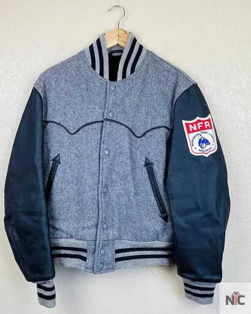 Vintage National Finals Rodeo 1991 Varsity Jacket Clanton Jacket