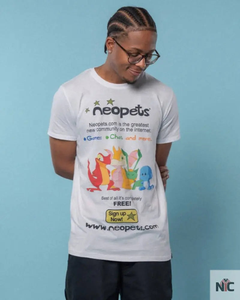 Vintage Neopets Splash Page T-Shirt Clanton Jacket