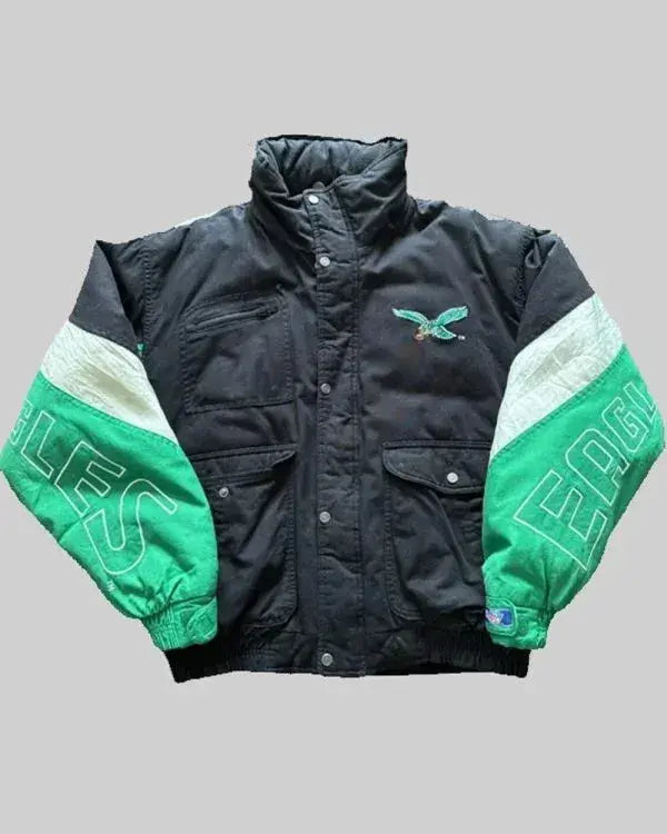 Vintage Philadelphia Eagles Triple Fat Goose Kelly Green Jacket