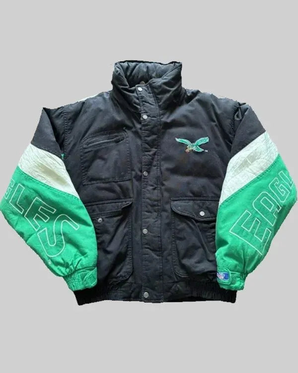 Vintage Philadelphia Eagles Triple Fat Goose Kelly Green Jacket