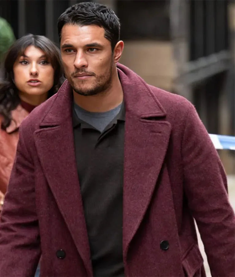 Virdee 2025 Harry Virdee Purple Trench Coat