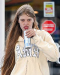 Vivian Jenna Wilson Beige Hoodie