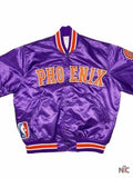 Vtg Rare NBA Phoenix Suns Starter Satin Jacket Clanton Jacket