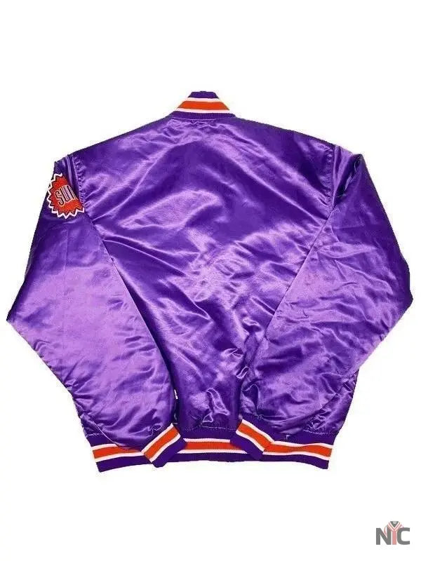 Vtg Rare NBA Phoenix Suns Starter Satin Jacket Clanton Jacket