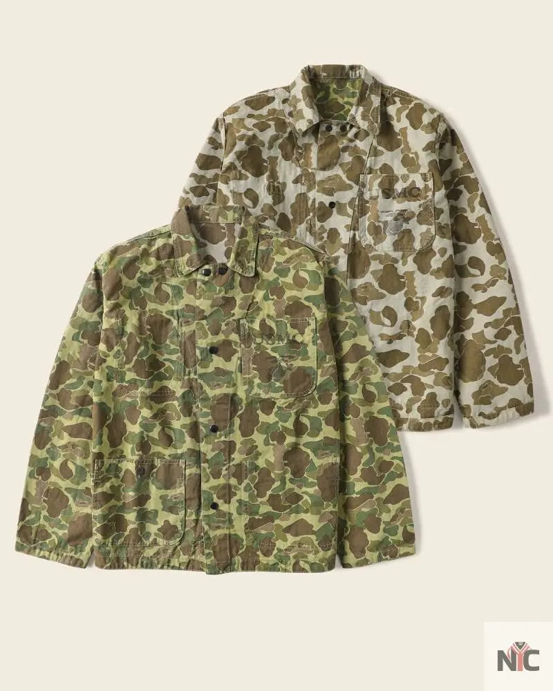 WWII USMC Type P-42 Duck Hunter Camo Jacket Clanton Jacket