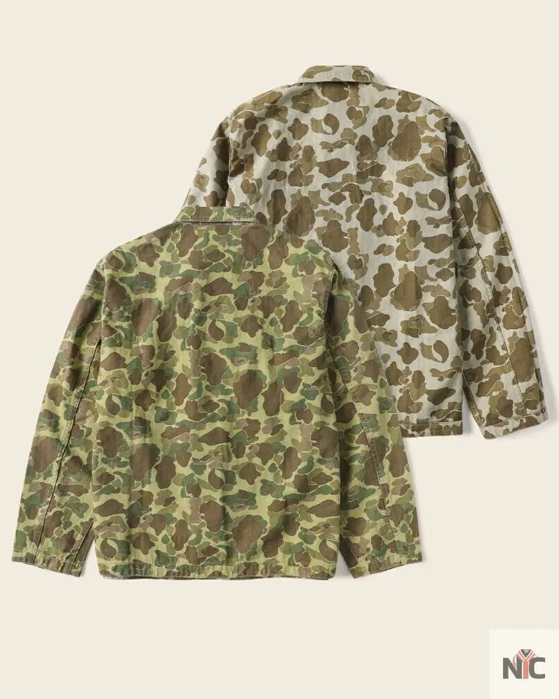 WWII USMC Type P-42 Duck Hunter Camo Jacket Clanton Jacket