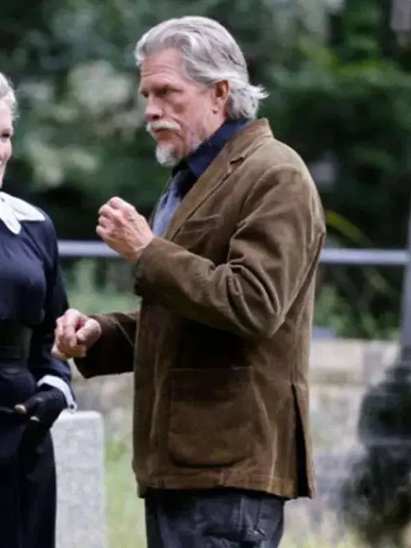 Wake Up Dead Man Thomas Haden Church Brown Blazer