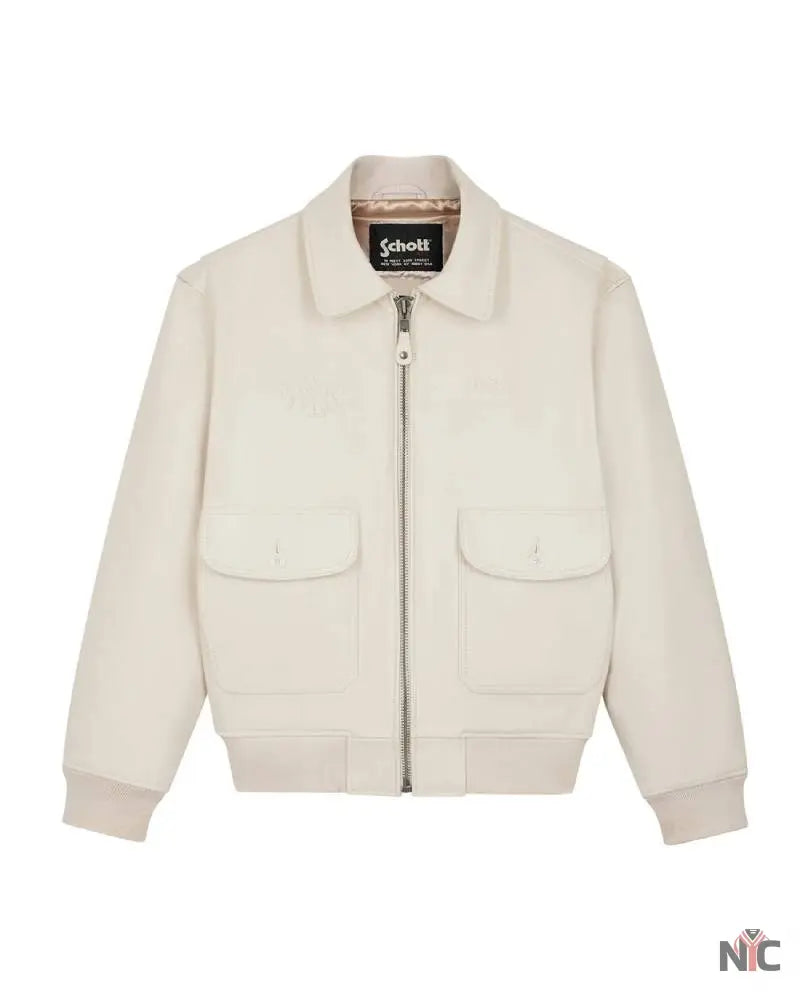 Walk in Paris x Schott NYC Dream Stone Flight Jacket Clanton Jacket