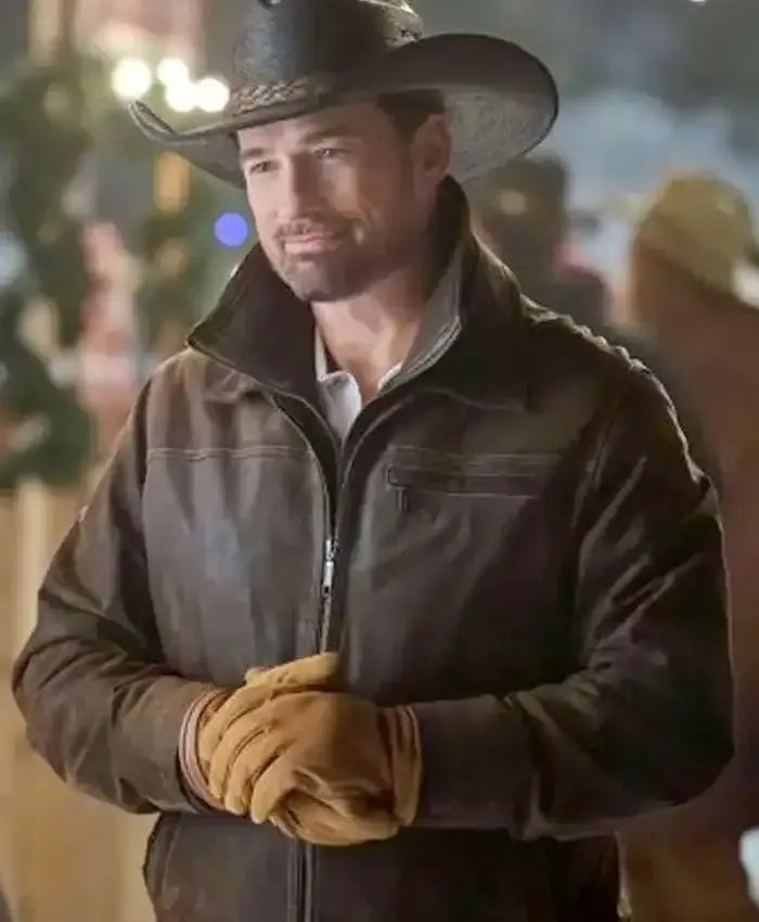 Warren Christie A Royal Montana Christmas Leather Jacket
