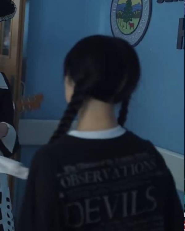 Wednesday Jenna Ortega Poe The Pit and the Pendulum Skull T-Shirt USA Jackets