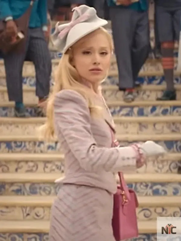 Wicked 2024 Ariana Grande Glinda Blazer Clanton Jacket