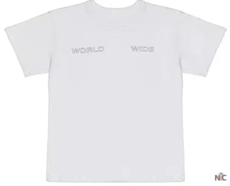 Wide T-shirt White Clanton Jacket