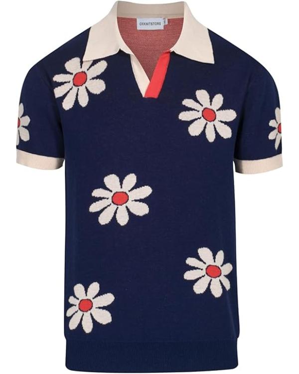Wife Swap Real Housewives Edition Floral Polo Shirt