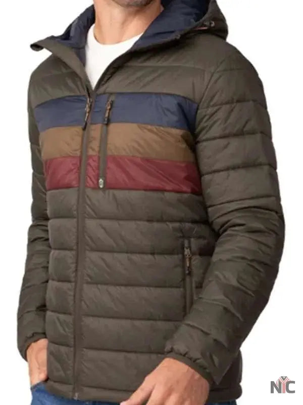 Will Forte The Four Seasons Green Puffer Jacket Clanton Jacket